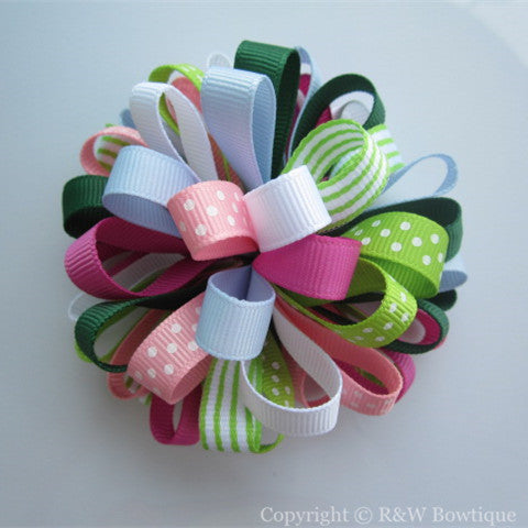 Spring Social Loopy Hair Bow