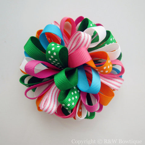 Summer Loopy Hair Bow