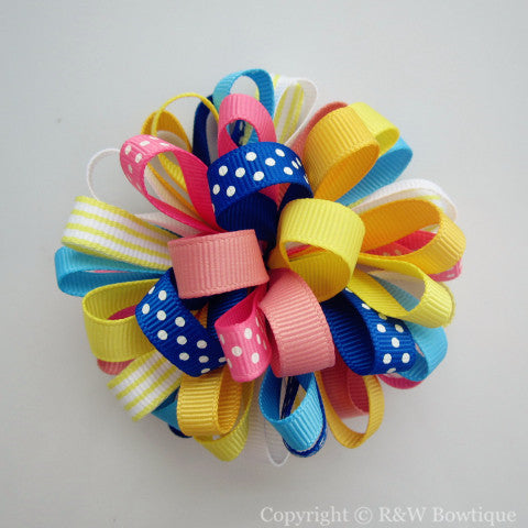 Summer Break Loopy Hair Bow