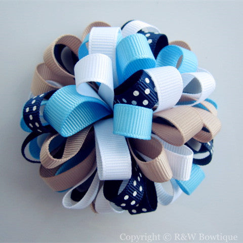 Summer Fun Loopy Hair Bow