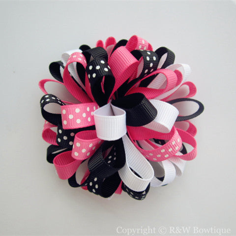 Summer Vacation Loopy Hair Bow