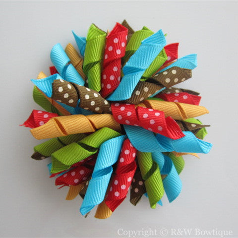 Summer Vacation Korker Hair Bow