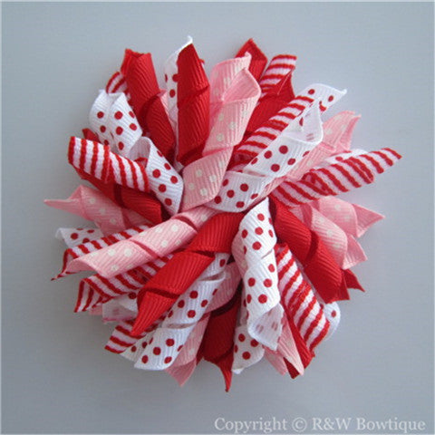 Sweet Valentine Korker Hair Bow