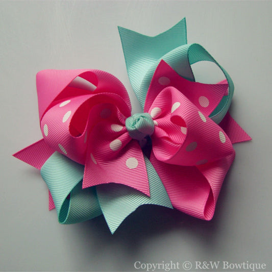 TB004 Large Twisted Boutique Bow