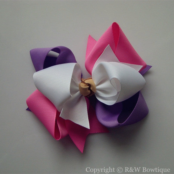 TB065 Large Twisted Boutique Hair Bow