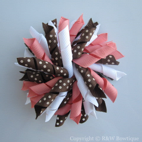 Zebra Baby Korker Hair Bow